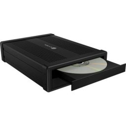 Raidsonic Festplatten-Gehäuse ICY BOX externes Gehäuse für 1x 5,25 SATA DVD/Blue-Ray Laufwerk