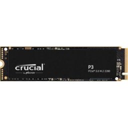 Crucial P3 interne SSD (1TB) 3500 MB/S Lesegeschwindigkeit, 3000 MB/S Schreibgeschwindigkeit