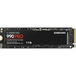 Samsung 990 PRO NVMe™ M.2 interne SSD (1 TB) 7450 MB/S Lesegeschwindigkeit, 6900 MB/S Schreibgeschwindigkeit