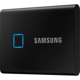 Samsung Portable SSD T7 Touch externe SSD (2 TB) 1050 MB/S Lesegeschwindigkeit, 1000 MB/S Schreibgeschwindigkeit