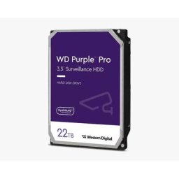 Western Digital WD Purple Pro interne HDD-Festplatte (22TB) 3,5"" 265 MB/S Lesegeschwindigkeit, 512 MB/S Schreibgeschwindigkeit