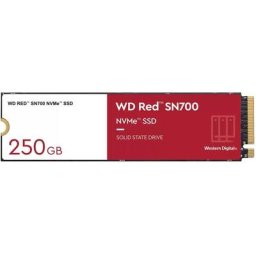 Western Digital WD Red SN700 interne SSD (250 GB) 3100 MB/S Lesegeschwindigkeit, 1600 MB/S Schreibgeschwindigkeit