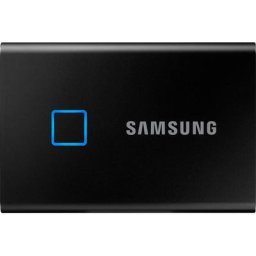 Samsung Portable SSD T7 Touch 1TB externe SSD (1 TB) 1050 MB/S Lesegeschwindigkeit, 1000 MB/S Schreibgeschwindigkeit