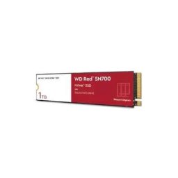 Western Digital WD Red SN700 NAS SSD NVMe interne SSD (1 TB) 3430 MB/S Lesegeschwindigkeit, 3000 MB/S Schreibgeschwindigkeit