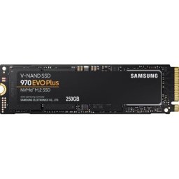 Samsung 970 EVO Plus NVMe™ M.2 SSD interne SSD (250 GB) 3500 MB/S Lesegeschwindigkeit, 3300 MB/S Schreibgeschwindigkeit