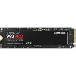 Samsung 990 PRO NVMe™ M.2 interne SSD (2 TB) 7450 MB/S Lesegeschwindigkeit, 6900 MB/S Schreibgeschwindigkeit