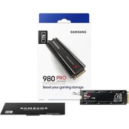 Samsung 980 PRO Heatsink 1TB interne SSD (1 TB) 7000 MB/S Lesegeschwindigkeit, Playstation 5 kompatibel
