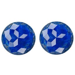 Gemshine Ohrringe 'vollfacettierte Lapis Lazulis' Weiss Damen