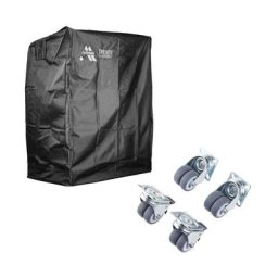 BUTLERS SYLT Schutzhaube mit Doppellenkrollen-Set 2-tlg. Gartenmöbel