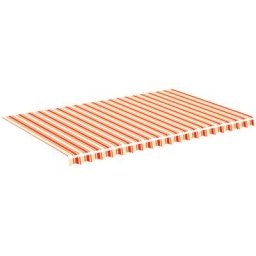 Markisenbespannung Gelb und Orange 5x3 m Vidaxl Mehrfarbig