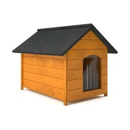 Roe Furniture - xxl Hundehütte Holz Hundehütte Massiv Wetterfest Echtholz isolierte Pina (en)