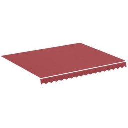 Markisenbespannung Burgunderrot 3x2,5 m Vidaxl Rot