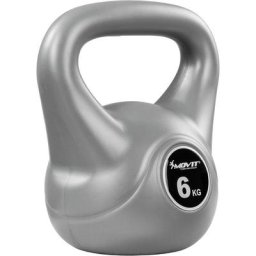 Movit - 6 kg Kettlebell Kugelhantel grau
