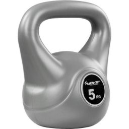 Movit - 5 kg Kettlebell Kugelhantel grau