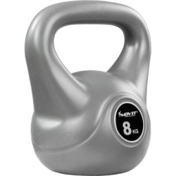 8 kg Kettlebell Kugelhantel grau - Movit