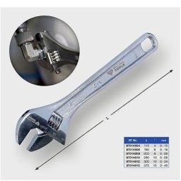 Ks Tools Rollgabelschlüssel 15"", 0 - 43 mm BT014815