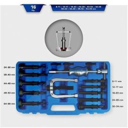 Ks Tools Grundloch-Innenlager-Abzieher-Satz, 16-tlg BT631150