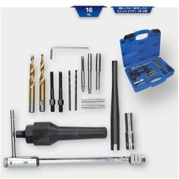 Ks Tools Glühkerzen-Ausbau- und Gewinde-Reparatur-Satz, 16-tlg BT561030