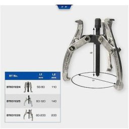 Ks Tools Universal-3-Arm-Abzieher, 3"" BT631024