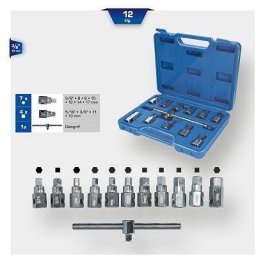 Ks Tools Öldienst-Stecknuss-Satz, 12-tlg BT711150