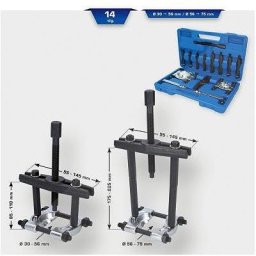 Ks Tools Abzieher-Satz für Kugellager mit Trennmesser, 10-tlg BT631100
