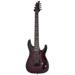 Schecter Omen Elite-7 Black Ch Burst