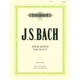 Edition Peters Bach Duette Violine und Cello