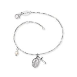 Engelsrufer Silberarmband MARIA SILBER, ERB-LILMARIA-PE, mit Muschelkernperle