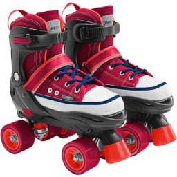 Kinder-Rollerskates Sport JAKO-O, verstellbar, rot, Gr. 28/31