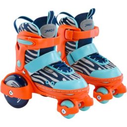 Kinder-Rollerskates First Fun JAKO-O, verstellbar, orange, Gr. 30/33