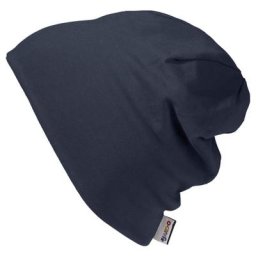 Kinder Beanie aus Jersey-Stoff JAKO-O, blau, Gr. 50/52