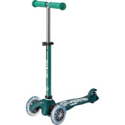 Micro Kinder-Scooter Mini Deluxe ECO, höhenverstellbar, grün