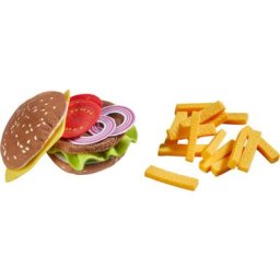 Burger mit Pommes frites HABA 305817, braun