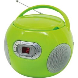 soundmaster® SCD2120 CD Spieler mit Hörbuchfunktion und UKW-Radio, grün