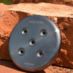 Aquadea Kristall Wirbeldusche ""Tharan Beria 5 TRS"" | Titan & Ruthenium