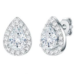 Rafaela Donata Ohrstecker Tropfen Sterling Silber verziert mit Kristallen von Swarovski® in Silber Ohrringe Damen