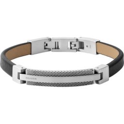 Skagen Armband Leder, Edelstahl Armbänder & Armreife Herren