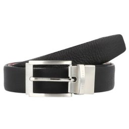 Ted Baker Wendegürtel Leder Gürtel Schwarz Herren