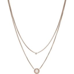 Fossil Kette Edelstahl Ketten Damen