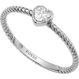 Fossil Damenring Edelstahl Ringe