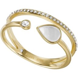 Fossil Damenring Edelstahl Ringe