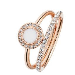 Fossil Damenring Edelstahl Ringe