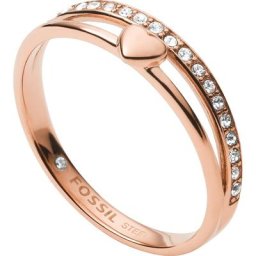 Fossil Damenring Edelstahl Ringe