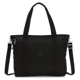 Kipling Basic Asseni Shopper Tasche 49 cm Schwarz Damen