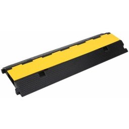 Vidaxl - Kabelschutzrampe mit 2 Kanälen 100 cm Gummi n/a
