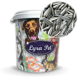 10 kg Lyra Pet® Sonnenblumenkerne gestreift hk Österreich in 30 l Tonne