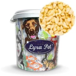 10 kg Lyra Pet® Erdnusskerne weiß gehackt hk Asien in 30 l Tonne