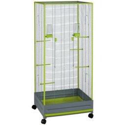 Garpet - Vogelvoliere Zimmervoliere Vogelhaus Vogelkäfig Wellensittich Kanarien Voliere 150 cm