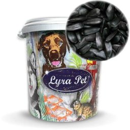 10 kg Lyra Pet® Sonnenblumenkerne schwarz Ernte 2022 in 30 l Tonne