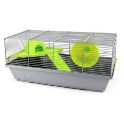 Garpet - Mäusekäfig Hamsterkäfig Nagerkäfig Schlafhaus Laufrad Etage Rampe